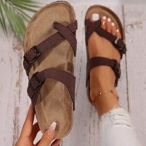 New. Women’s Everyday Outdoor Flat Sandals – Anti-Slip, Multi-Purpose
